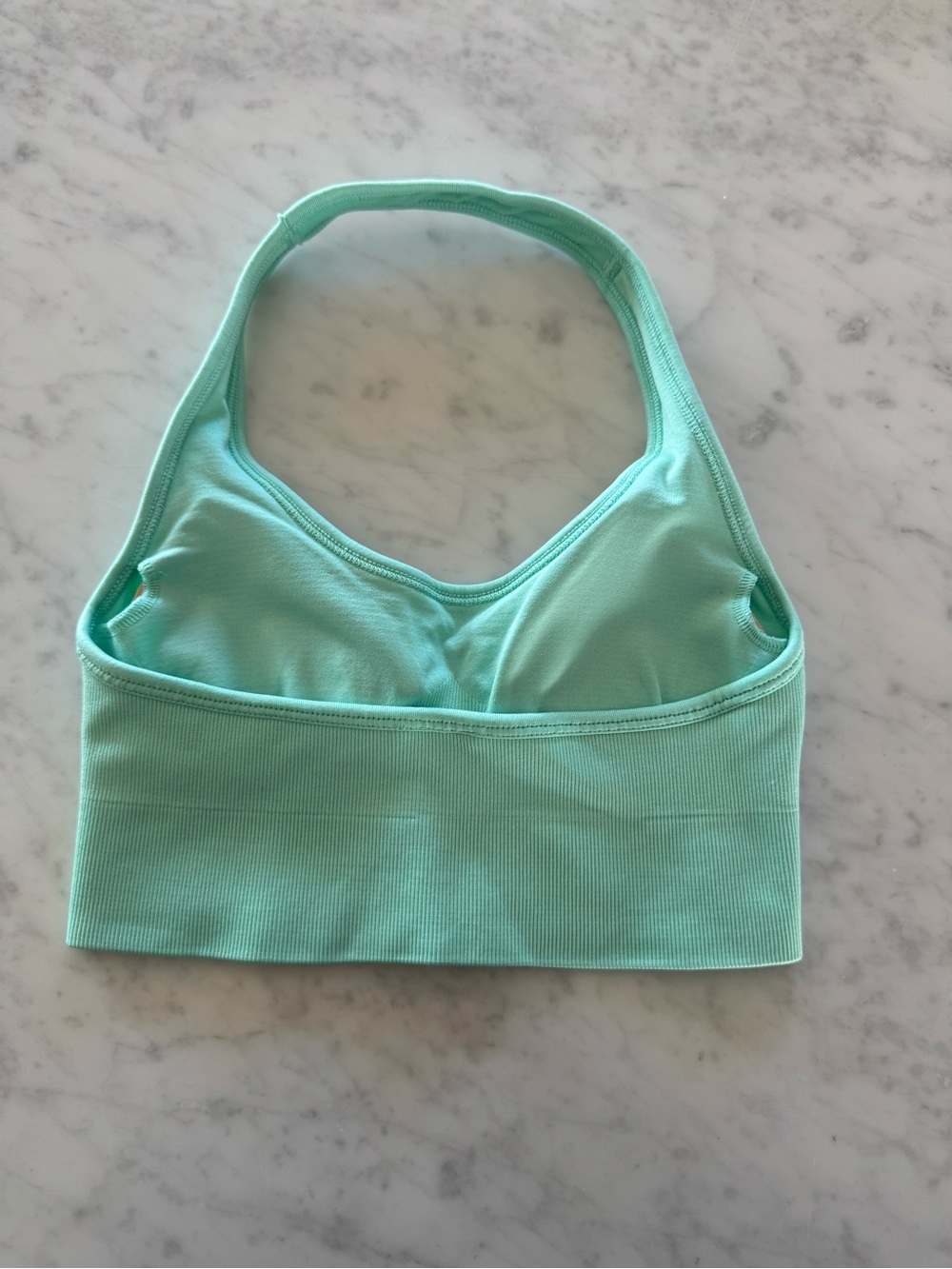 SET - bo & tee halter top, sports bra, & biker shorts - Picture 9 of 16
